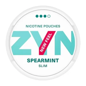 Bild på Zyn Spearmint Slim Strong.